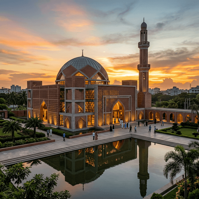 Man praying in mosque